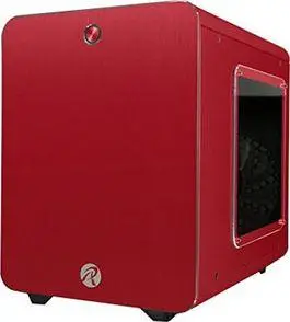 Kasë Raijintek Metis Plus, e kuqe, Micro Tower