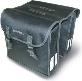 Çantë biçiklete Basil Double Mara, 26 L, e zezë - 1