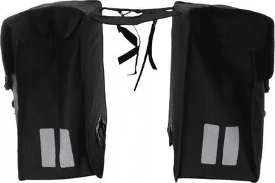 Çantë biçiklete Basil Double Mara, 26 L, e zezë - 2