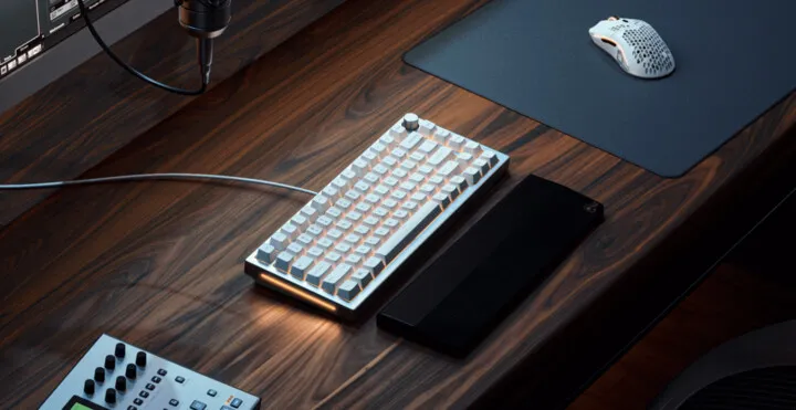 Tastierë Glorious GMMK Pro Tenkeyless Modular, US, e bardhë - 6