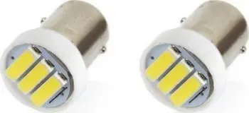 Llambë AMiO Led Standard, BA9s, 3xSMD 7020, 12V, 2 copë, të bardha