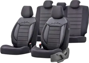 Mbulesa sediljesh Otom CMF-209 Comfortline, set universal tekstili, rezistente UV, e zezë