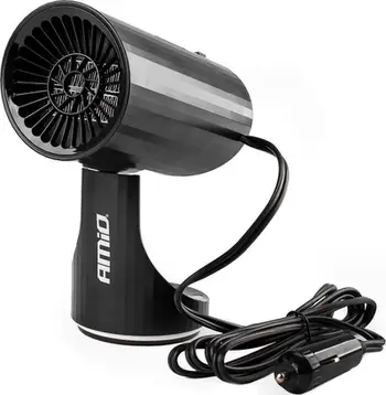 Ngrohës makine AMIO Car Heater 12V, 150W, për xhama kundër avullit, i zi