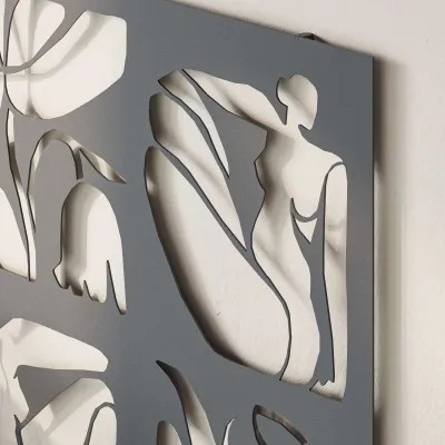 Dekor metalik Decortie Aitus 45 x 45cm , i zi - 3