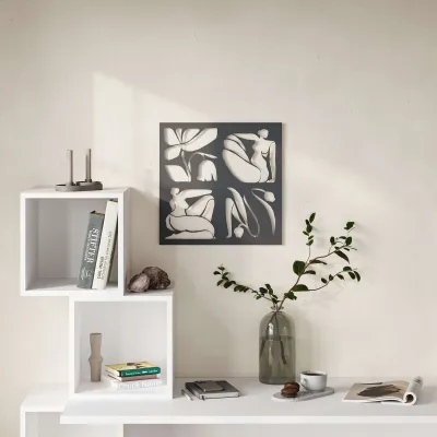 Dekor metalik Decortie Aitus 45 x 45cm , i zi - 6