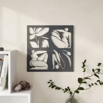 Dekor metalik Decortie Aitus 45 x 45cm , i zi