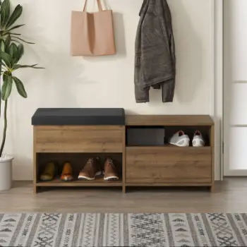 Stol për koridor Decortie Filux 51x120x 40cm, kafe