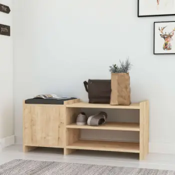 Stol për koridor Decortie Sunno, kafe e hapur (100x35x44 cm)