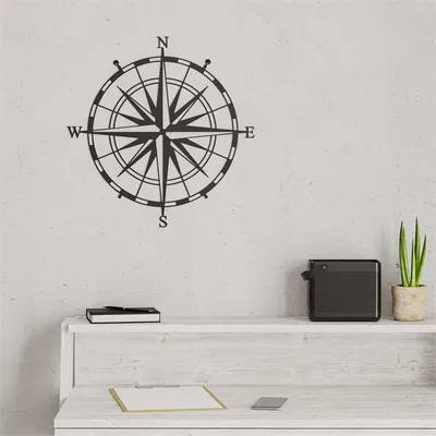 Dekor metalik Decortie Compass, (45 x 45cm) - 2
