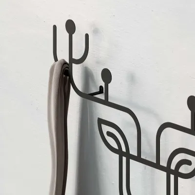 Varëse rrobash Decortie Deer, 60x74cm, e zezë - 4