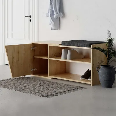 Stol Decortie Fiona (104 x 37 x 47 cm), kafe e hapur - 3