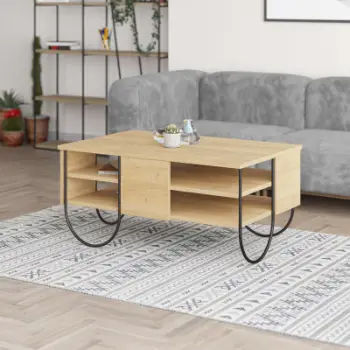 Tavolinë kafeje Decortie Norfolk 94x60x44cm, kafe e hapur