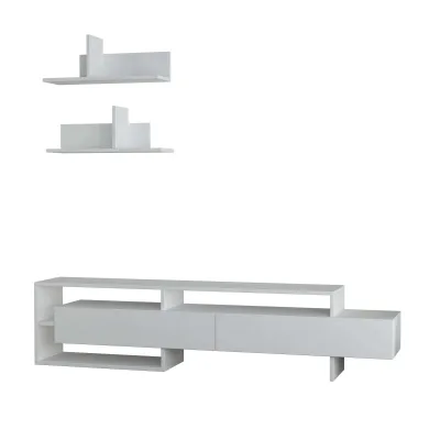 Komodë për TV Decortie Gara 180 cm, e bardhë - 3