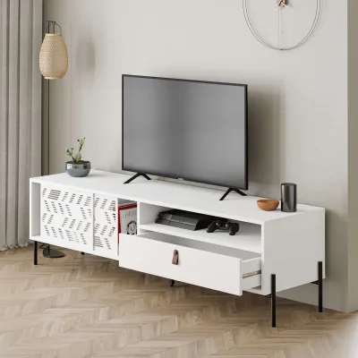 Komodë për TV Decortie Dionysos 170 cm, e bardhë - 5