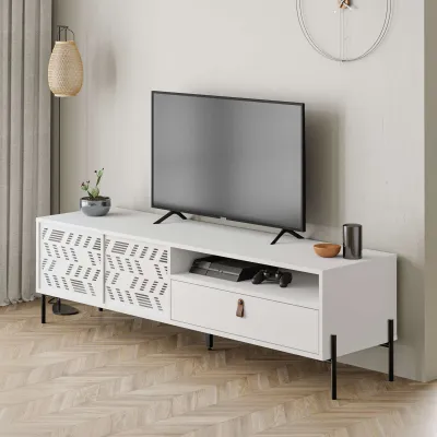 Komodë për TV Decortie Dionysos 170 cm, e bardhë - 6