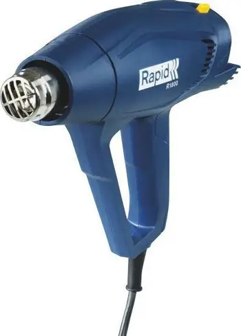 Pistoletë nxehtësie Rapid R1800, 1800W, 2 nivele temperature, blu