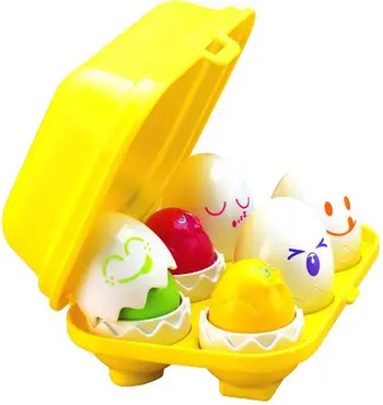Lodër për fëmijë Tomy Sorter Happy Eggs – E1581, 12m+