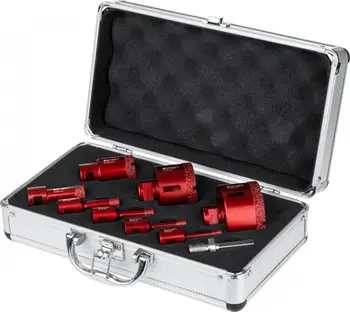 Set shpues diamant për gres Smart SM-25-SET9, 9 copa, 6-68mm, M14