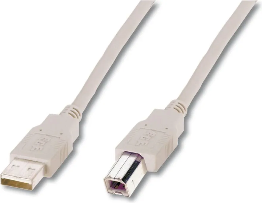 Kabllo Mcab USB-A - USB-B, 5 m, e hirtë - 1