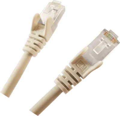 Kabllo rrjeti Mcab Patchcord, S-FTP, Cat6a, 5m, e bardhë - 1