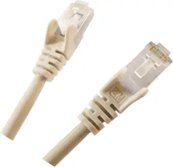 Kabllo rrjeti Mcab Patchcord, S-FTP, Cat6a, 5m, e bardhë