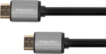 Kabllo Kruger&Matz, HDMI - HDMI, 3m, e zezë