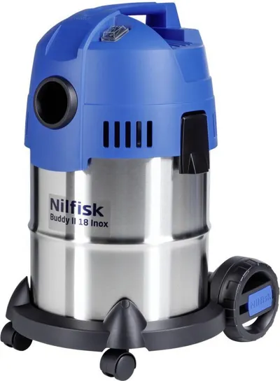Fshesë me korrent Nilfisk Buddy II 18 Inox EU, e kaltër - 3