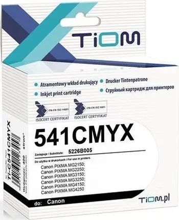 Bojë printeri Tiom Ink për Canon 541CMYX 5226B005, 15ml, me ngjyra