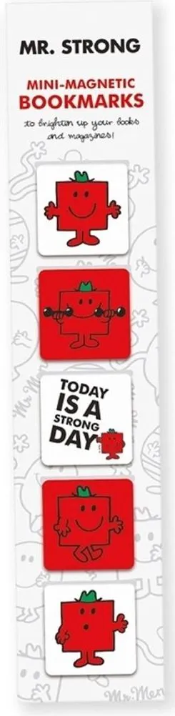Faqeshënues Mr. Men Mini-Marks - Little Mr. Strong - 1
