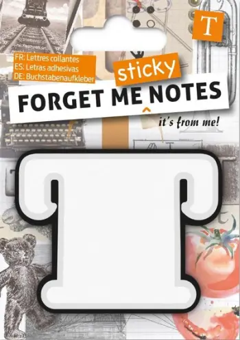 Letër ngjitëse për shënim If Forget me T