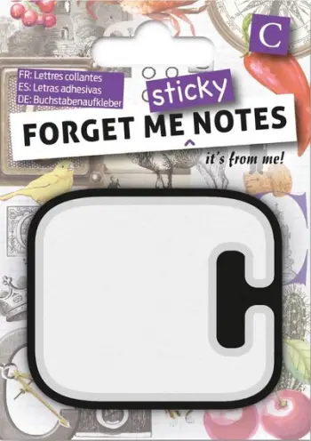 Letra shënuese ngjitëse IF Forget Me