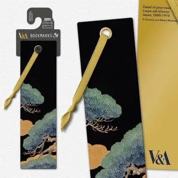 Shenjë libri IF V&amp;A Kimono, lëkurë, me fjongo, shumëngjyrëshe