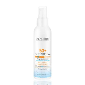 Sprej mbrojës ndaj diellit SPF50+ Dermedic SUNBRELLA, 150ml