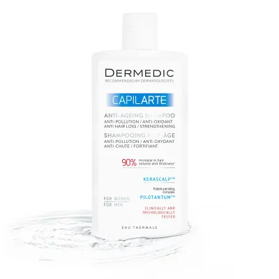 Shampon kundër thinjave Dermedic CAPILARTE, 300ml - 3