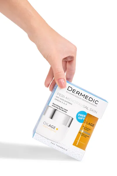 Set krem dite dhe larës vajor Dermedic OILAGE, 50ml+25ml - 1