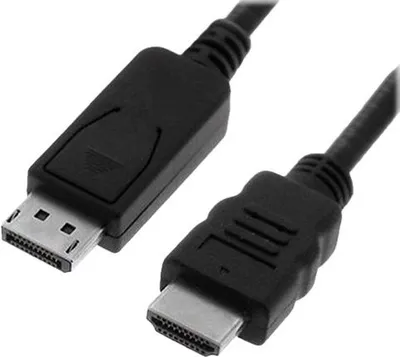 Kabllo DisplayPort në HDMI Value, 1m, e zezë - 1