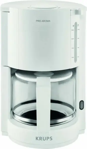 Aparat kafeje drip Krups F30901, 10 filxhanë, 1050W, bardhë