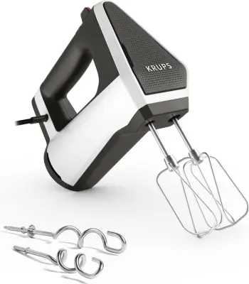 Mikser dore Krups GN 6021 3 Mix 6000, 600W, 5 shpejtësi, bardhë/gri