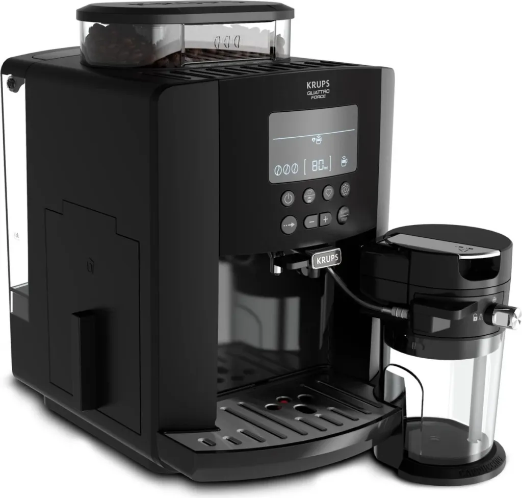 Makinë kafeje Krups EA819N Arabica Latte, e zezë - 5