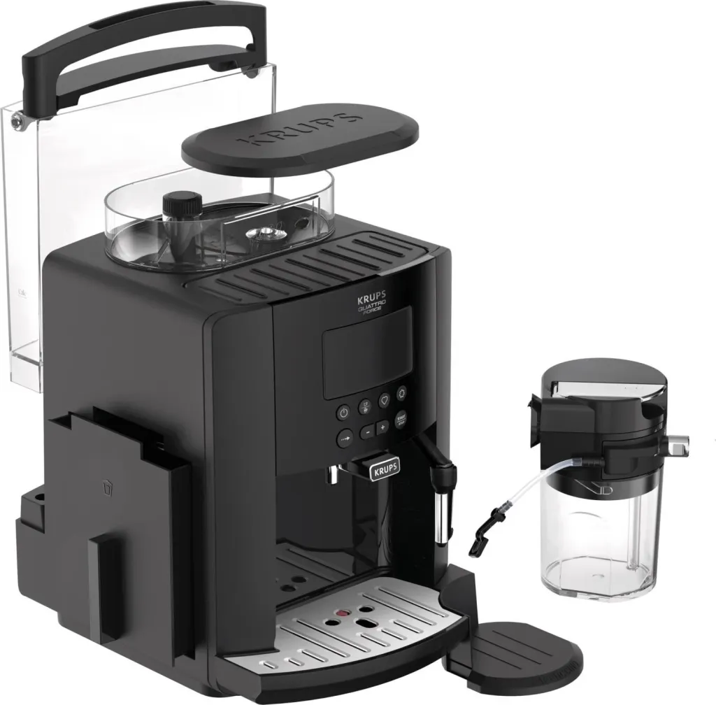 Makinë kafeje Krups EA819N Arabica Latte, e zezë - 7
