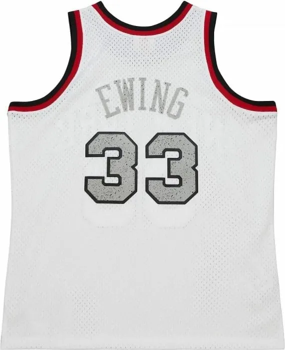 Fanellë Mitchell & Ness NBA Knicks 1991 Patrick Ewing për Meshkuj, e Bardhë - 2