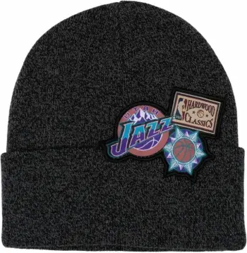 Kapelë për meshkuj dhe fëmijë Mitchell & Ness Utah Jazz NBA, e zezë