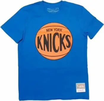 Maicë për meshkuj Mitchell & Ness, NBA York Knicks, blu