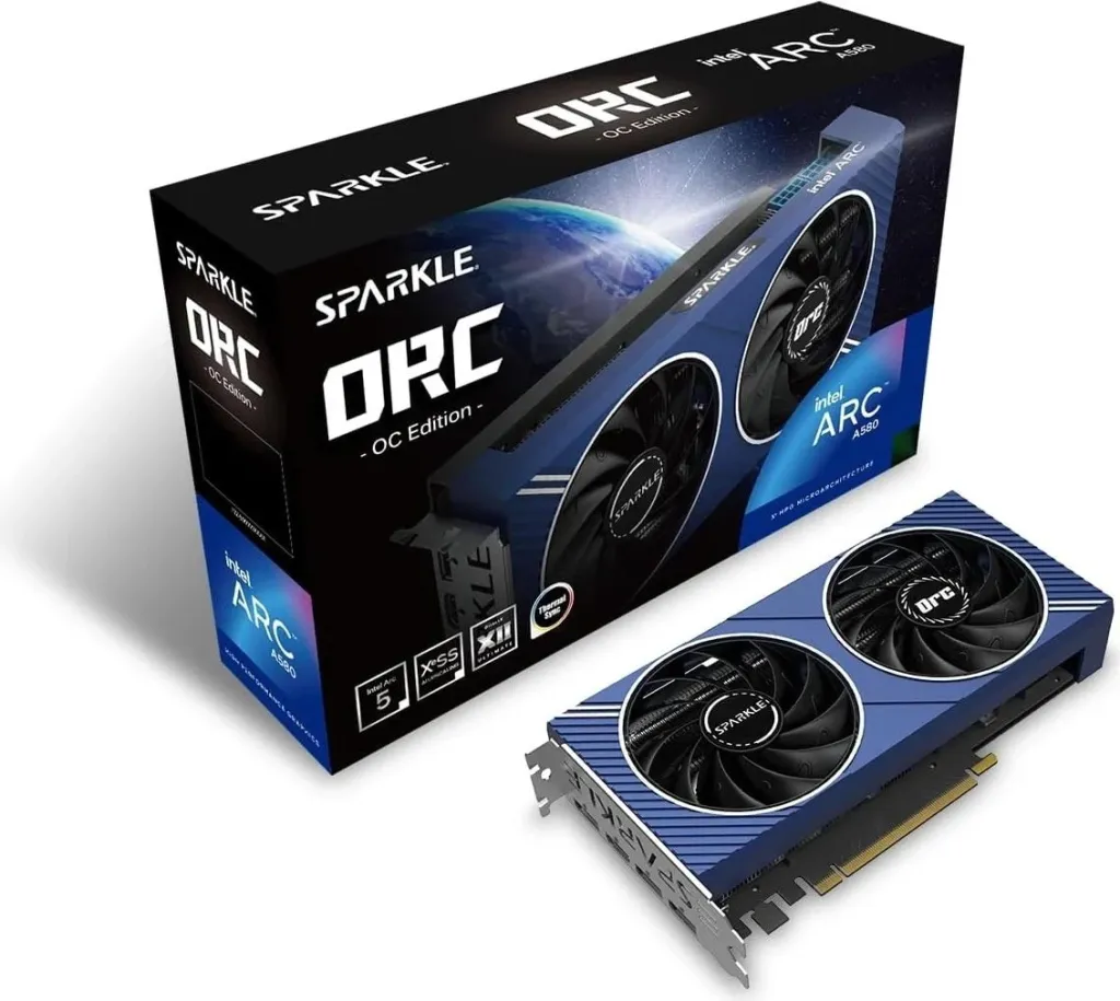 Kartelë grafike Sparkle Intel Arc A580 ORC, 8GB GDDR6, PCIe 4.0 - 2