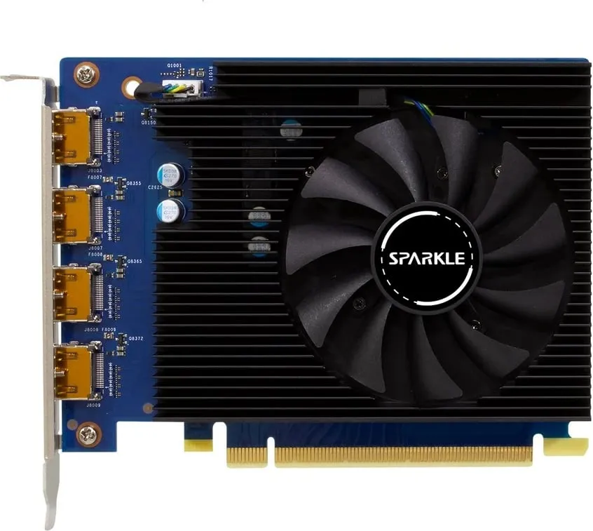 Kartelë grafike SPARKLE Intel Arc A310 Omni View, 4 GB, Blu - 2