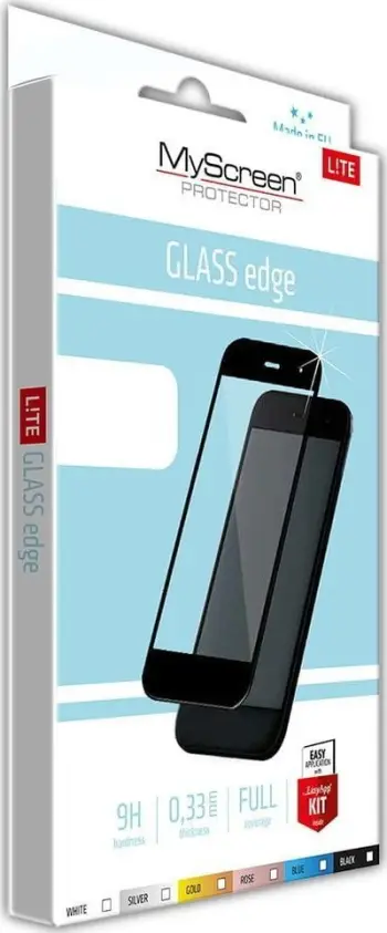 Mbrojtës ekrani xham i kalitur MyScreen Protector Diamond Lite, Edge Full Screen, Full Glue, për iPhone 7/8/SE 2020