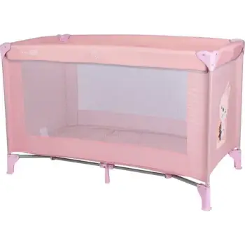 Krevat Portativ Love, pembe