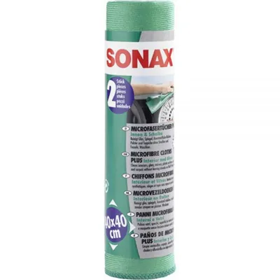 Set - leckë Sonax, mikrofibër plus interier dhe xhama, 2 copë - 1