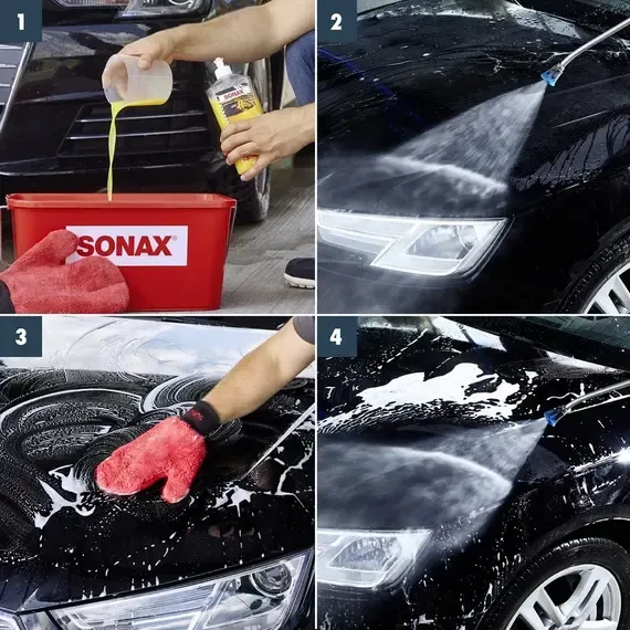 SONAX Konc. i Shamponit & Wax 500ml - 3