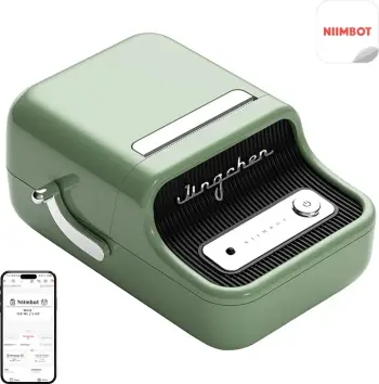 Printer etiketa portativ Niimbot B21 Pro, Bluetooth, 1500 mAh, i gjelbër